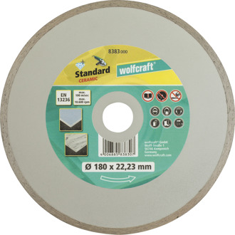 Wolfcraft Doorslijpschijf - Ø 180 mm