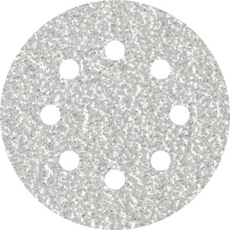 Wolfcraft Excenterschuurpapier met klittenband, geperforeerd Korrelgrootte 80 (Ã) 125 mm Wolfcraft 1152100 25 stuks