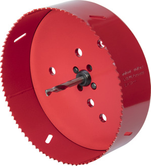 Wolfcraft Gatenzaag 152 mm bimetaal rood 5498000