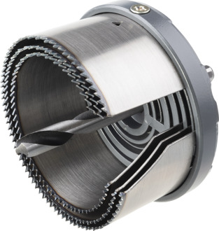 Wolfcraft Gatenzaag 2154 6-delig - Ø 60-74 mm