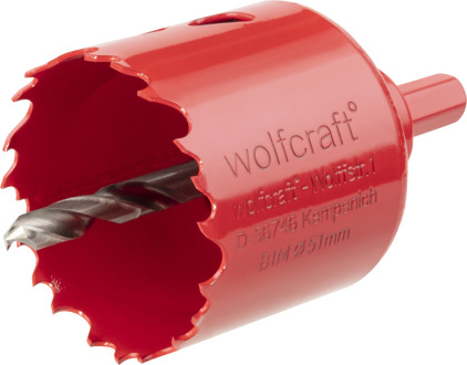 Wolfcraft Gatzaag van BiM compleet met adapter en centerboor, snijdiepte 40 mm artikel nr.  5471000