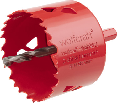 Wolfcraft Gatzaag van BiM compleet met adapter en centerboor, snijdiepte 40 mm artikel nr.  5473000