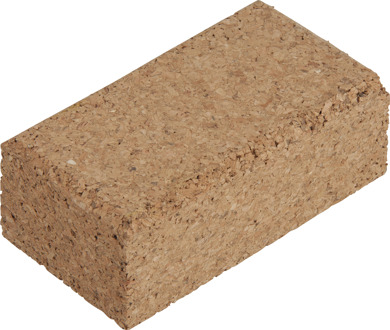 Wolfcraft Handschuurblok | Kurk | 123 x 67 x 35mm | 1 stuk - 2896000