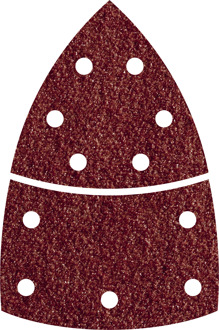 Wolfcraft Hechtschuurbladen | Korund | K180 | 2-delig | 10 stuks - 5619000