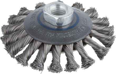 Wolfcraft Kegel-draadborstel, gevlochten, M 14 schroefdraad artikel nr.  2153000