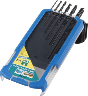 Wolfcraft Metaalborenset 2-8mm 6 delig