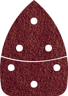 Wolfcraft Multi-schuurpapier met klittenband, geperforeerd Korrelgrootte 180 (l x b) 139 mm x 98 mm Wolfcraft 3139000 6 stuks