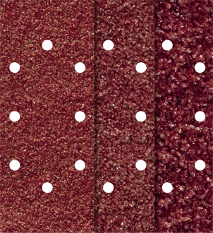 Wolfcraft Oscillerend schuurpapierset geperforeerd Korrelgrootte 40, 80, 120 (l x b) 230 mm x 93 mm Wolfcraft 8409000 15 stuks