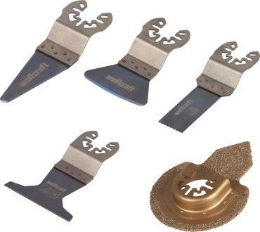 Wolfcraft Oscillerende multi-tool accessoireset 6-delig PRO 3962000