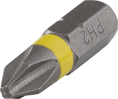 Wolfcraft Phillips Solid Bits - PH 2 - 25 mm - 3 Stuks