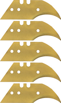 Wolfcraft Professionele sikkelmessen | TiN-coating | + box | 5 stuks - 4174000