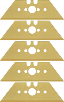 Wolfcraft Professionele trapeziummessen | + box | 0,65 x 61mm | 5 stuks - 4173000