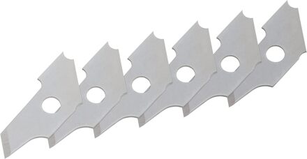 Wolfcraft Reservemessen | 22mm | 6 stuks - 5893000