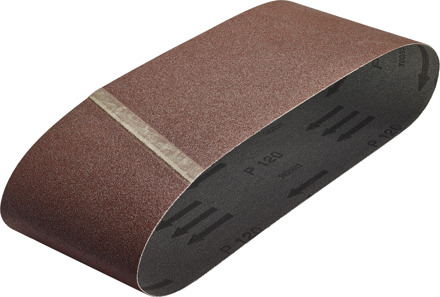 Wolfcraft Schuurband - K 120 - 65 x 410 mm - 3 Stuks