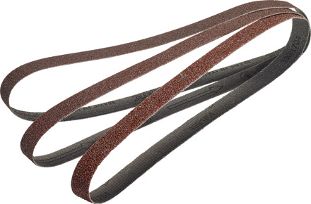 Wolfcraft Schuurbandset Korrelgrootte 40, 80, 120 (l x b) 457 mm x 13 mm Wolfcraft 1869000 3 stuks