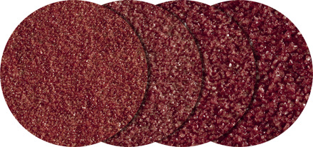 Wolfcraft Schuurelementen | Met indraaidoorn | Ø50mm | 8 stuks - 5608000