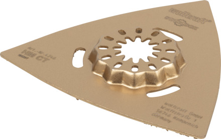 Wolfcraft Schuurzool schraper | "Expert" | Hard metaal-bestrooid | STARLOCK-centreerhals | 80mm | 1 stuk - 4246000