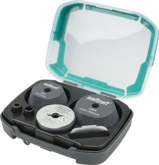Wolfcraft Set hulpstukken | Voor het vergroten van gaten | 3-delig | 1 set - 5953000
