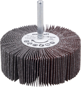 Wolfcraft Slijpmop op stift 80x30 K60