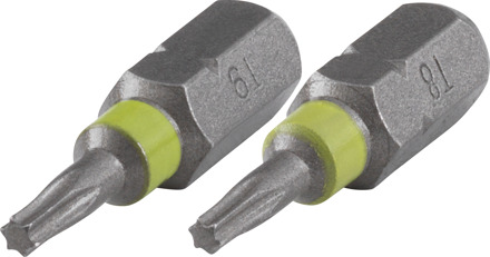 Wolfcraft Solid - Torx Bit - TX 8-9 - 25 mm - 2 Stuks