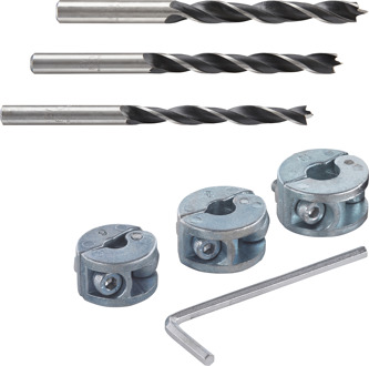 Wolfcraft Starter-set | "Boren met dieptebegrenzing" | 1 set - 8639000