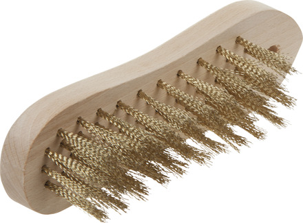 Wolfcraft Vioolborstel | Messing | 5 rijen | 205mm | 1 stuk - 2721000