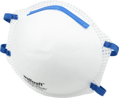 Wolfcraft Voorgevormde stofmaskers | FFP2 | 15 stuks - 4946000