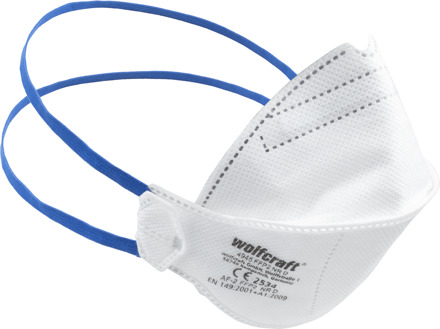 Wolfcraft Vouwmaskers | FFP2 | 2 stuks - 4945000