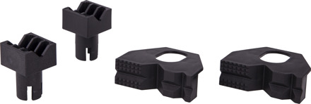 Wolfcraft Werkstukhouders | Voor klemmen | 4 stuks - 6174000