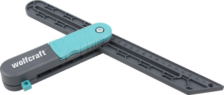 Wolfcraft Winkelhaak | Met kruishoutfunctie | 1 stuk - 6958000