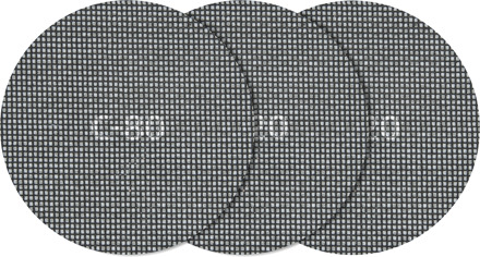 Wolfcraft Zelfklevend stramien | Silic.carbid | Ø125mm | 5 stuks - 8464000