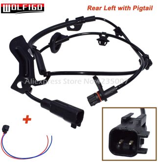 Wolfigo Voor Achter Links Rechts Abs Speed Sensor W/Of W/O Pigtail Voor Mitsubishi Lancer Asx ALS1784,ALS1785,AS1818,ALS2372 achterkant links Pigtail