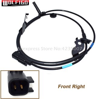 Wolfigo Voor Achter Links Rechts Abs Speed Sensor W/Of W/O Pigtail Voor Mitsubishi Lancer Asx ALS1784,ALS1785,AS1818,ALS2372 voorkant rechtsaf