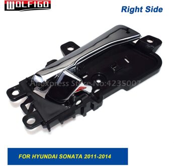 Wolfigo Voor Achter Links Rechts Binnen Chrome Deurgrepen Voor Hyundai Sonata 11-14 82610-3S010,826103S000,82620-3S010,826203S010 rechtsaf