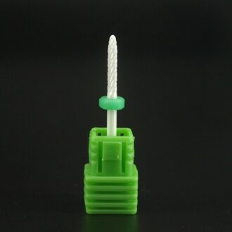 Wolfraam Keramische Nail Boor Frees Voor Manicure Machine Elektrische Boor Frees Nail Art Accessoires Licht Groen