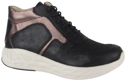 Wolky 0570690-032 dames veterboots sportief - maat 37 Zwart