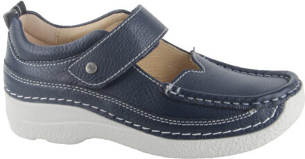 Wolky 0621471-870 dames klittenbandschoenen Blauw - 39