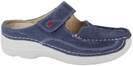Wolky 0622793-820 dames slippers Blauw - 38