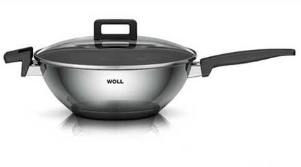 Woll Concept Wok met deksel Ø 30 cm Zilver