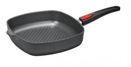 Woll Nowo Inductie Grillpan 28 x 28 cm Zwart