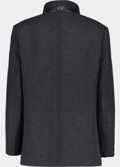 Wollen jack wooddown wool coat 21807.3/982 Zwart - XL