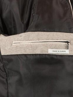 Wollen jas hans, 100% wol met nylon inlay 9082h/2 sand Beige - 50