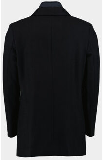 Wollen jas job coat 24301jo07bo/290 navy Blauw - 54