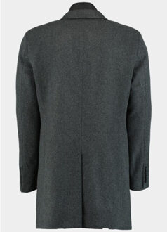 Wollen jas wollmantel mit inlet 213013459/840 Grijs - 48