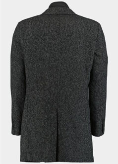 Wollen jas wollmantel mit inlet 213013460/901 Zwart - 52