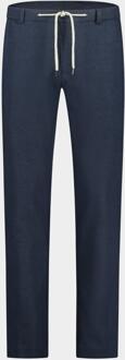 Wollen pantalon das drawstring trouser 23304da63/290 navy Blauw - 44