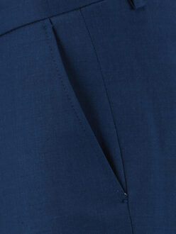 Wollen pantalon hose 213012456/600 Blauw - 46