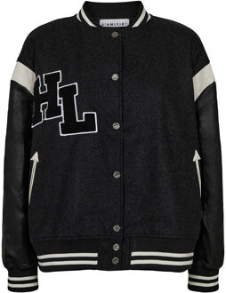 Wolmix baseball bomberjas Marloes  zwart - S,M,L,