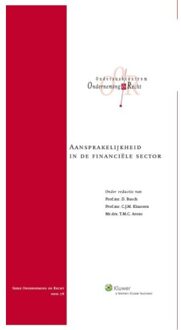 Wolters Kluwer Nederland B.V. Aansprakelijkheid in de financiele sector - Boek Wolters Kluwer Nederland B.V. (9013118291)