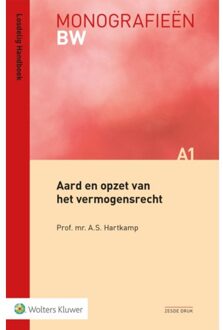 Wolters Kluwer Nederland B.V. Aard En Opzet Van Het Vermogensrecht - Monografieen Bw - A.S. Hartkamp